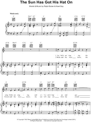 "The Sun Has Got His Hat On" Sheet Music - 3 Arrangements Available Instantly - Musicnotes