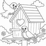 Birdhouse Coloring Page Free Printable Pages  Vrogueco sketch template