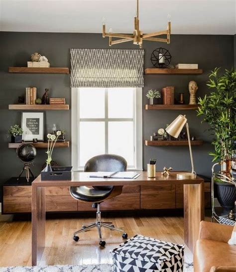 25 Home Office Shelving Ideas For Smarter Organization - DigsDigs