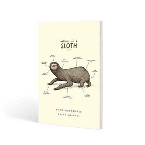 Anatomy Of A Sloth | Notebook | Papier