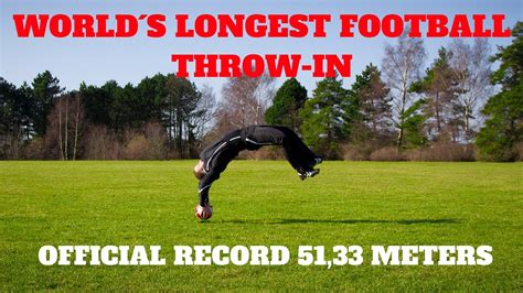 Soccer Flip Throw-in GUINNESS World Record 51,33 meters | Thomas Gronnemark - YouTube