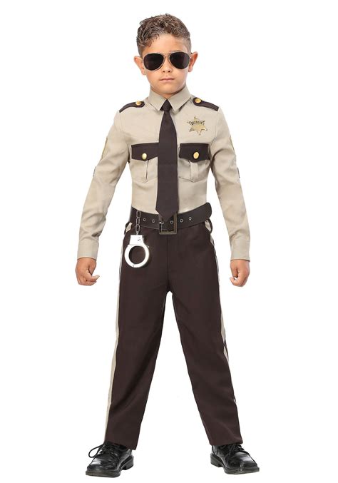 Sheriff Costume for Boys | Kids Police Officer Costume