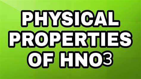 Physicall properties of HNO3 full explain in URDU /HINDI chemistry 12 ...