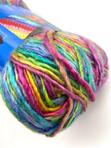 2-pack Rainbow Colors Yarn by Dream Weaver twin pack 2 skein | Etsy