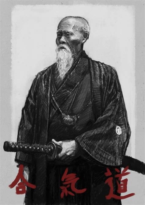 Morihei Ueshiba, founder of Japanese Martial Art of Aikido. Aesthetic Iphone Wallpaper, Art ...