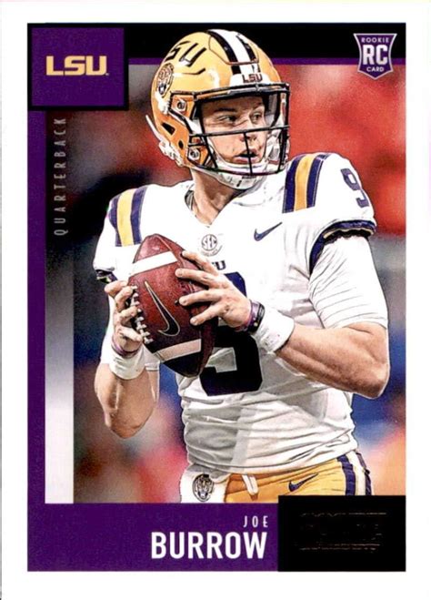 Amazon.com: 2020 Score #360 Joe Burrow LSU Tigers NFL Football Card (RC ...