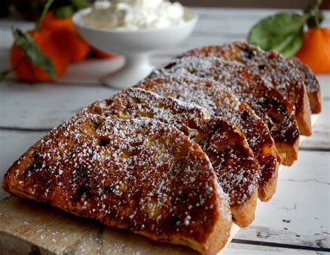 Panettone French Toast with Orange Cream - The Original Dish