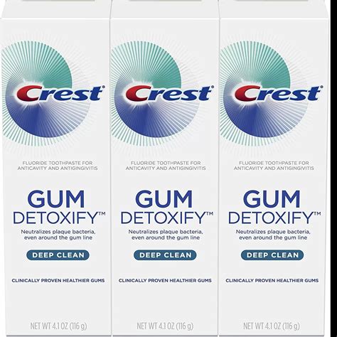 3-Pack Crest Gum Detoxify Deep Clean Toothpaste Deals