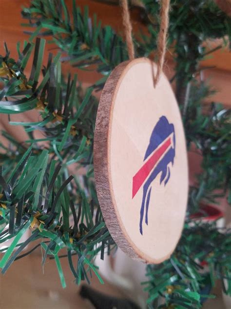 Handcrafted wooden Buffalo Bills football Christmas tree | Etsy