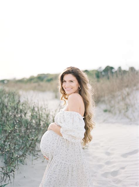 Dreamy Beach Maternity Session on Film | Charleston, SC Photographer