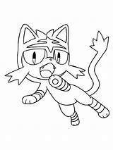 Pokemon Litten coloring pages  Free Printable sketch template