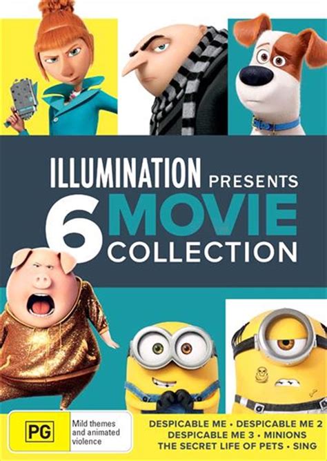 Illumination Boxset: Despicable Me Trilogy/Minions/Secret Life Of Pets ...