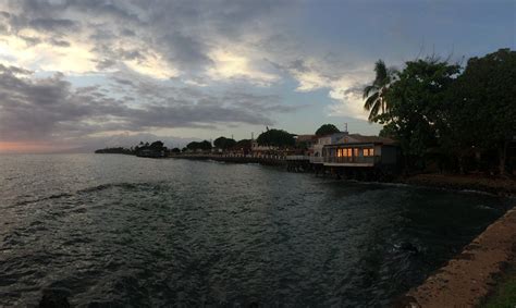 Lahaina sunset in May from the park