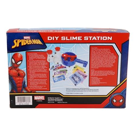 Marvel Spider-Man DIY Slime Station Lab Just Add Water Mixing Machine 5+ New