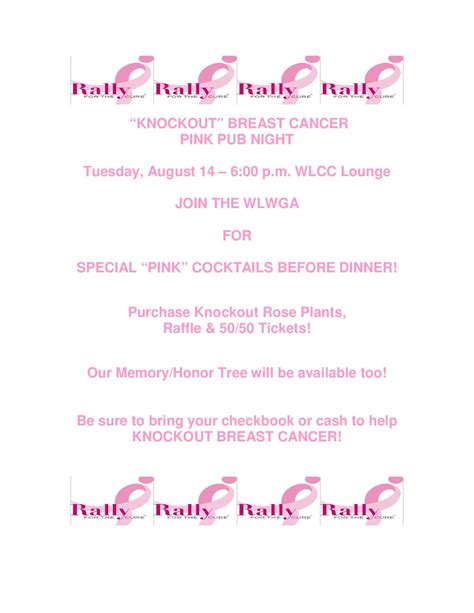 Wolf Laurel Country Club Bulletin Board: "Knockout" Breast Cancer Tuesday, August 14th 6PM