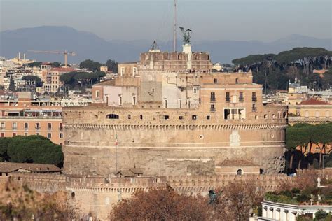 Hadrian Mausoleum in Rome stock photo. Image of castle - 48358316