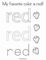 My favorite color Is Red Coloring Page  Twisty Noodle sketch template