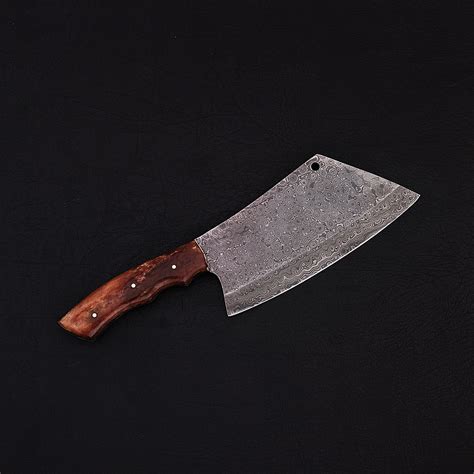 Damascus Cleaver Knife // 9115 - Black Forge Knives - Touch of Modern