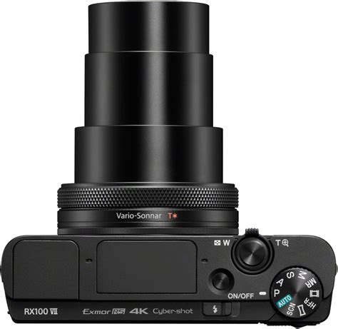 Sony Cyber-shot RX100 VII 20.1-Megapixel Digital Camera Black ...