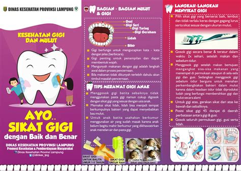 Leaflet Kesehatan Gigi & Mulut – DINAS KESEHATAN PROVINSI LAMPUNG