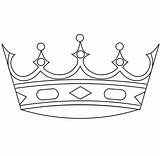Crown Coloring Pages sketch template