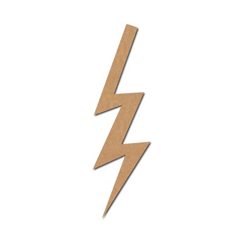 Harry Potter Lightning Bolt Cutout MDF Design 1 – Woodle India