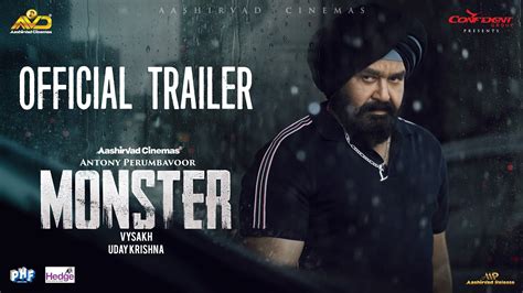 MONSTER Official Trailer | Mohanlal | Vysakh | Uday Krishna | Antony ...