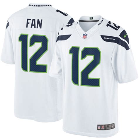 Nike Fan 12 Seattle Seahawks White Limited Jersey