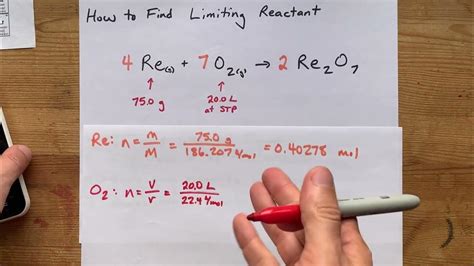 How to Find the Limiting Reactant (My Shortcut) - YouTube