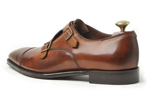 Men's Double Monk, Bodileys Markham Fine English Shoes Calf Leather Shoes, London Collection