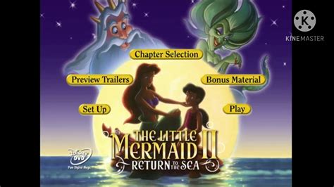 The Little Mermaid 2 Return To The Sea Dvd Menu