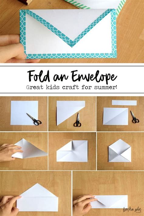 #easycraft #papercraft #summercraft #forkids #Fold #an #Envelope Fold ...