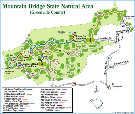 Jones Gap Trail Map - What Is A Map Scale