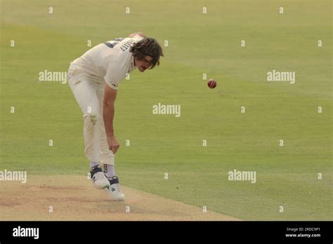 London, UK. 20th July, 2023. Surrey's Sean Abbott bowling as Middlesex ...