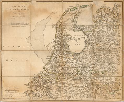 The Seven United Provinces with Their Roads and Divisions . . .1772 - Barry Lawrence Ruderman ...