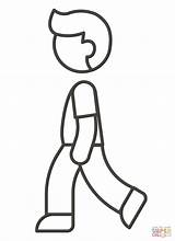 Man Walking coloring Page  Free Printable Coloring Pages sketch template