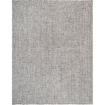 CompanyC Morris Hand Woven Indoor/Outdoor Rug - Area Rugs in White | Size 120.0 H x 96.0 W x 0. ...