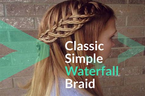 Top 52 Waterfall Braid Hairstyles with Pictures | Waterfall Curls ...