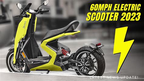 Latest All-Electric Sports Scooter w/ 60 mph Speed to Come to the US in 2023 - YouTube