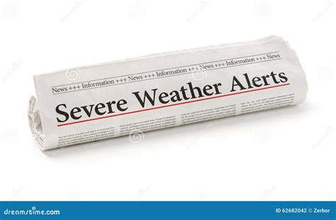 Severe Weather Alerts stock photo. Image of journalism - 62682042