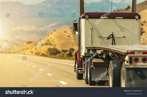 103 Semi Truck Flatbed Truck Driver Images, Stock Photos, 3D objects ...