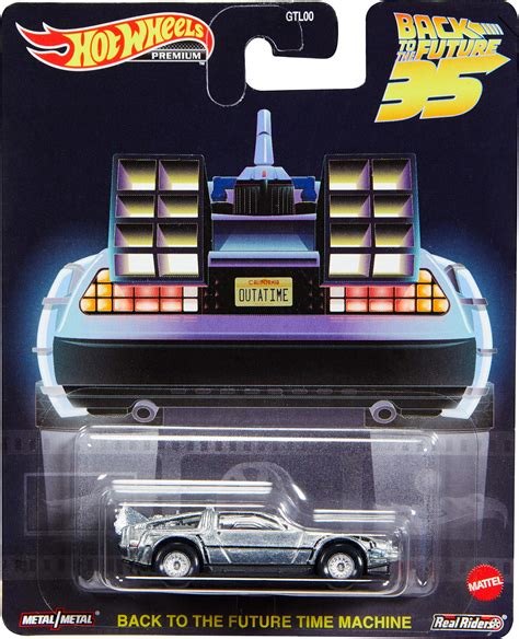 Buy Hot Wheels Back to The Future 35th Anniversary Delorean Time Machine, Collectible Die-Cast ...