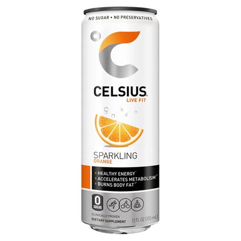 Celsius Sparkling Energy Drink Orange (1 ct) from CVS Pharmacy® - Instacart