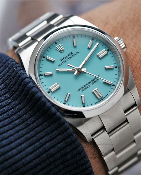 Rolex Oyster Perpetual 36 Tiffany Blue 126000 - Ticking Way