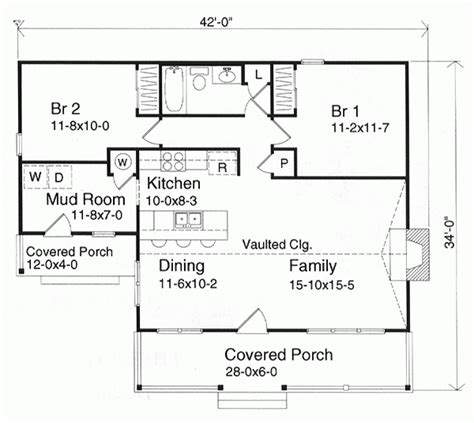 Beautiful Small Home Floor Plans Under 1000 Sq Ft - New Home Plans Design