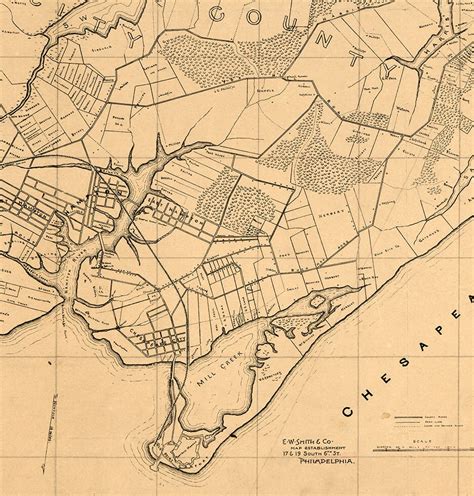 Map of Elizabeth City Co. Va. : From Actual Surveys. 1902. - Etsy