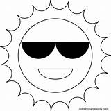 Sun Coloring Pages Printable For Free Download sketch template
