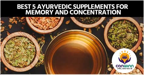 Best 5 Ayurvedic Supplements for Memory and Concentration - CanWinn ...