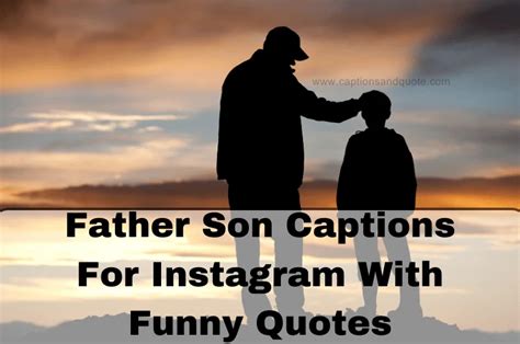 350 Father Son Captions For Instagram With Funny Quotes 2024