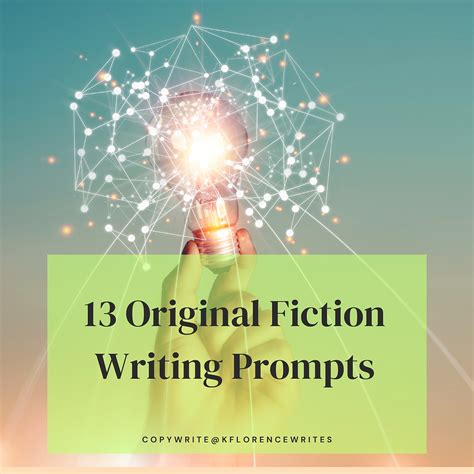 13 Original Fiction Writing Prompts